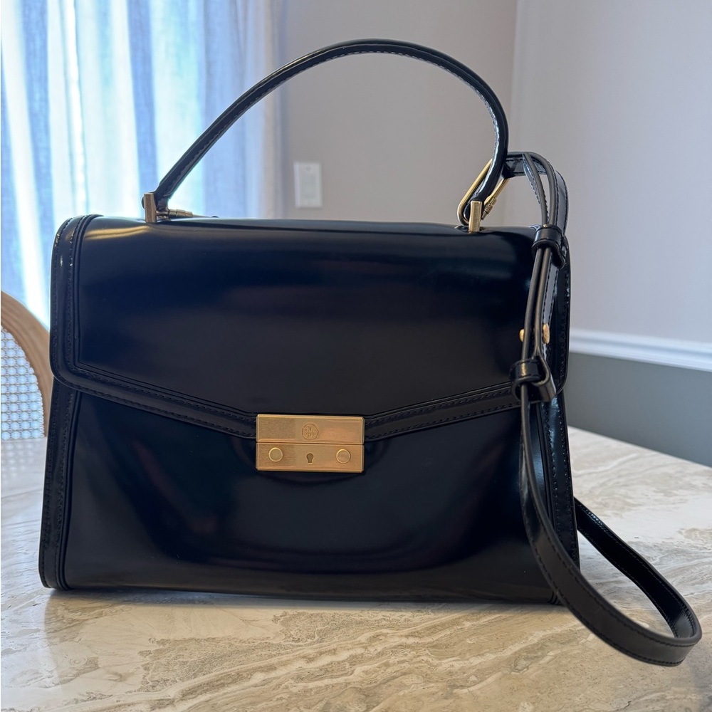Juliette Top Handle Leather Satchel
